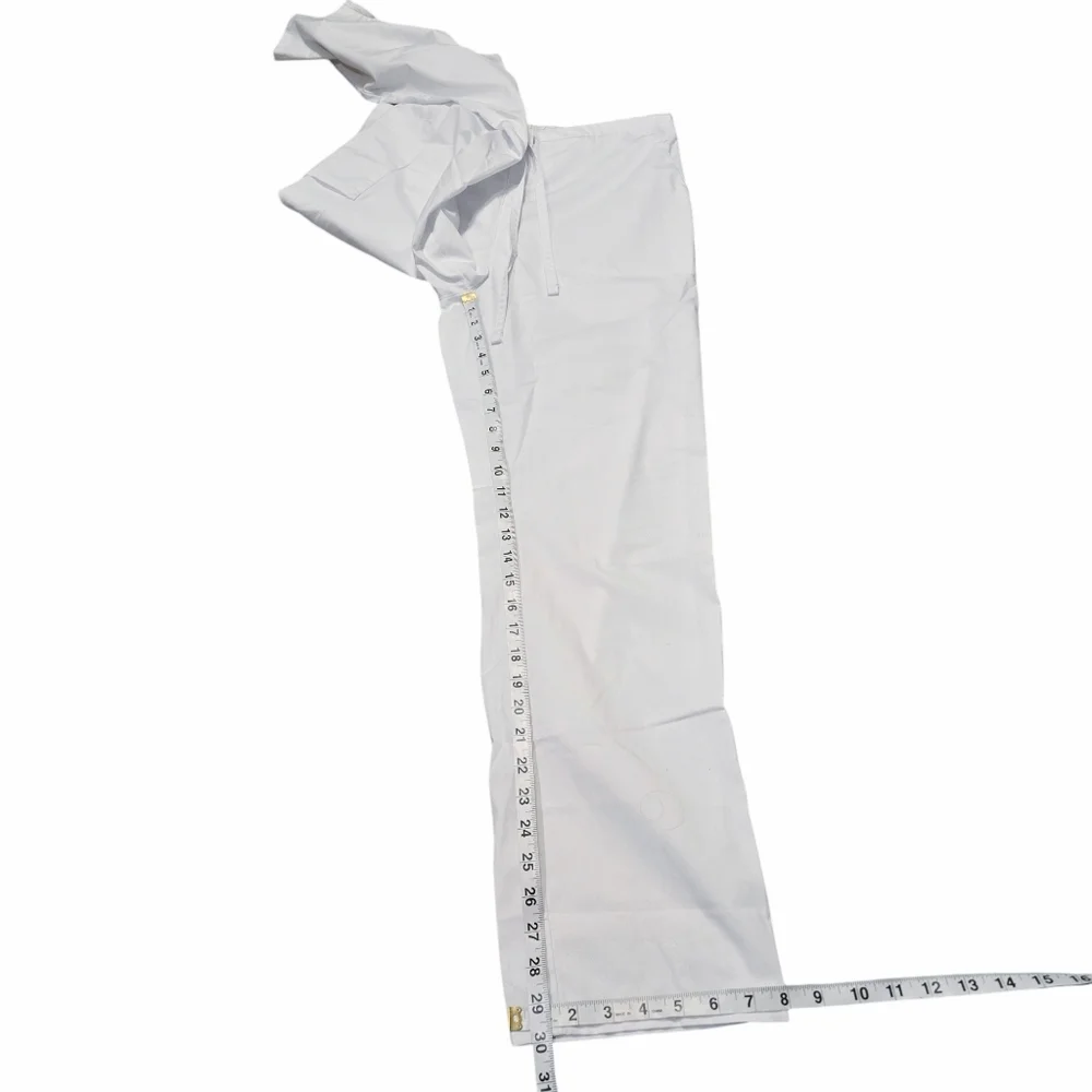 Allheart Basics White Scrub Pants M - Picture 7 of 10